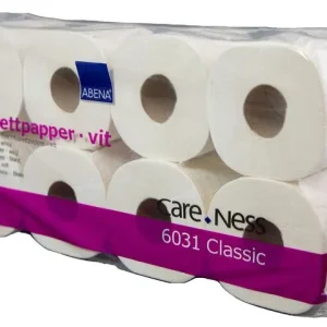 Toalettpapper Classic 2-l vit 8/fp
