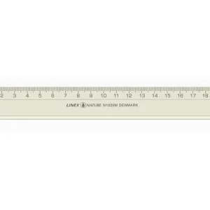 Linjal LINEX 20cm naturmaterial