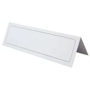 Bordsskylt DURABLE 61x210mm vit 100/fp