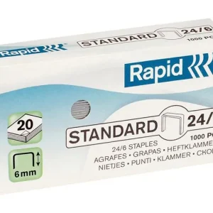 Häftklammer RAPID 24/6 galv 1000/fp