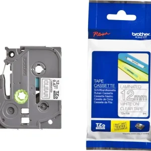 Tape BROTHER TZE135 12mm Vit på Klar