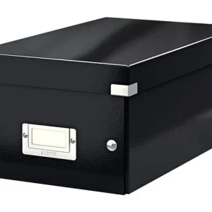 Förvaringslåda DVD ClicknStore svart