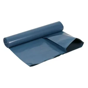 Plastsäck LD-coex 160L 55my blå/sv 10/rl