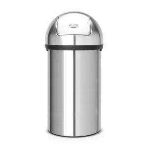 Papperskorg BRABANTIA Push 60L stål
