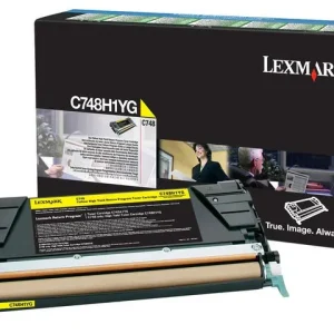 Toner LEXMARK C748H1YG 10K gul