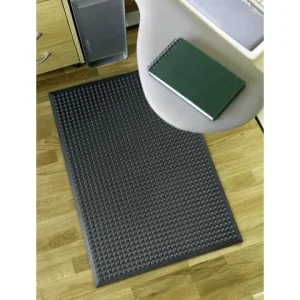 Arbetsplatsmatta Yoga Pur 51x66cm grå