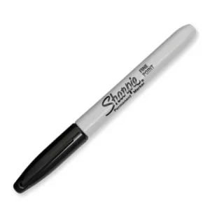 Märkpenna SHARPIE F svart v.pack 20+4/fp
