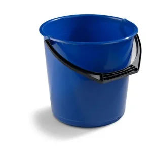 Hink rund blå 10L
