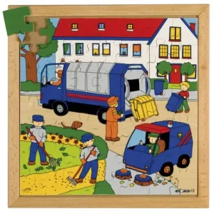 Rampussel renhållning 34x34cm