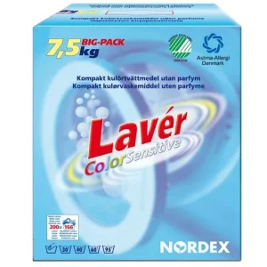 Tvättmedel LAVÉR Color Sensitive 7,5kg