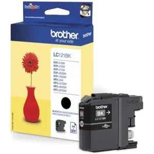 Bläckpatron BROTHER LC121BK svart