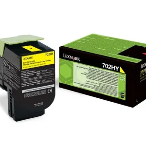 Toner LEXMARK 70C2HY0 702HY 3K gul