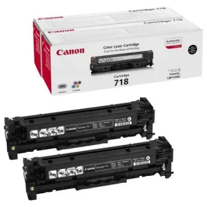 Toner CANON 718BK 2/fp 6,8K svart