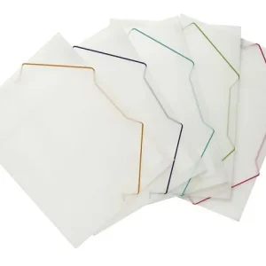 Gummibandsmapp 3-klaff A4 PP sorterade