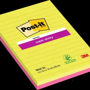 Notes POST-IT SS linjerat 125x200mm 2/fp