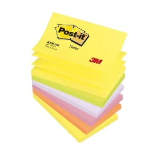 Notes POST-IT Z-block 76x127mm neon 6/fp
