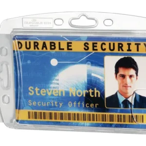 Korthållare DURABLE akryl dubbels.10/fp