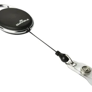 Korthållare DURABLE yoyo svart knap10/fp