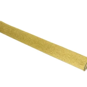 Kräppapper 1,5x0,5m guld