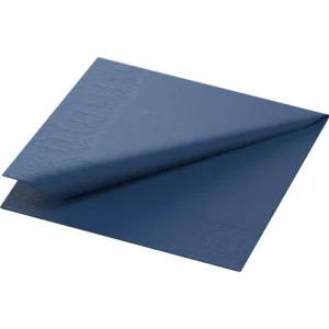 Servett 3-lags 24x24cm mörkblå 250/fp