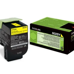 Toner LEXMARK 80C2SM0 802SY 2K gul