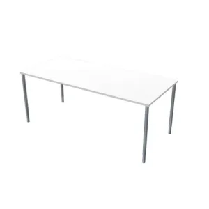 Bord frist 180x80cm vitlaminat/grå