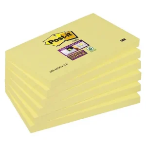 Notes POST-IT SS 76x127mm gul 6/fp