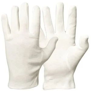 Textilhandske 0450 vit 26cm L/XL 12/fp