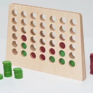 Spel 4 i rad trä