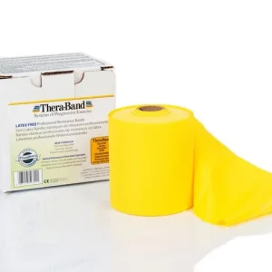 Träningsband THERA-BAND latexfri 22m gul