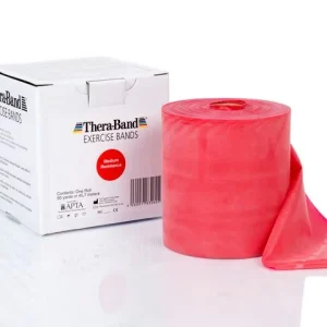 Träningsband THERA-BAND 45,5m röd