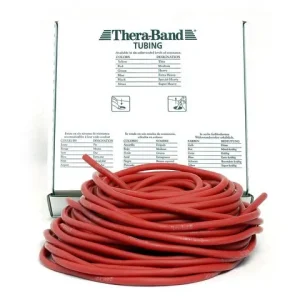 Träningsband THERA-BAND tubing 30,5m röd