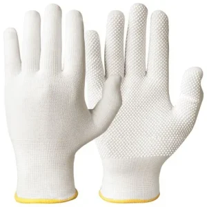 Textilhandske 0483 noppor vit 10