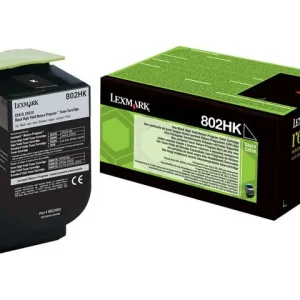 Toner LEXMARK 80C2HKE 4K svart