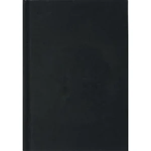 Anteckningsbok linnetextil linj A5 svart