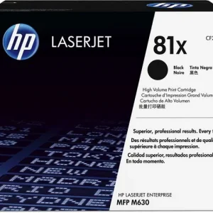 Toner HP CF281X 81X 25K svart