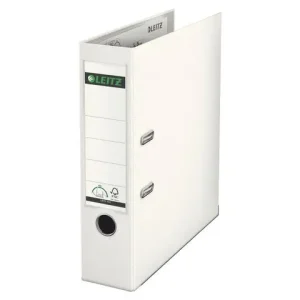 Pärm LAF LEITZ 180 EU-hål. A4/80mm vit