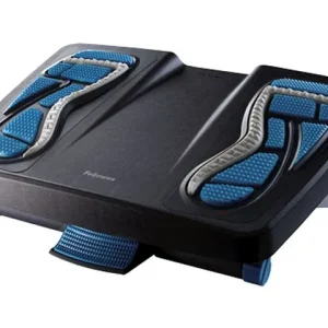 Fotstöd FELLOWES massage svart/blå