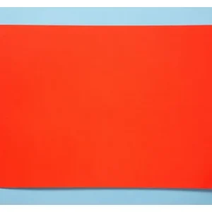 Textkartong A4 260g fluor röd 25/fp