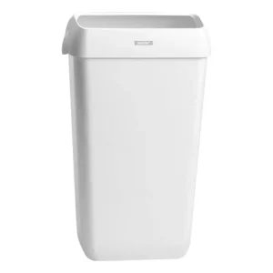 Papperskorg KATRIN 25L med lock vit