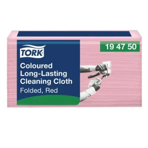 Rengöringsduk TORK Pre W8 röd 40/fp