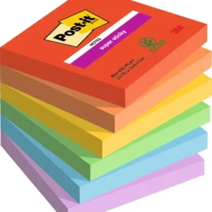 Notes POST-IT SS Playful 76x76 6/fp