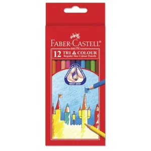 Färgpenna Tri Color Pencil Long 12/fp