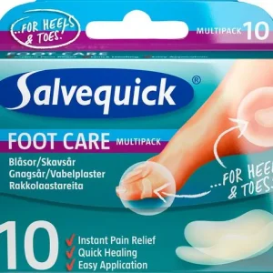 Plåster SALVEQUICK FC skavsår mix 10/fp