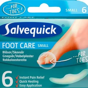 Plåster SALVEQUICK FC skavsår S 6/fp