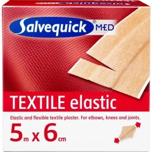 Plåster SALVEQUICK textil 5mx6cm