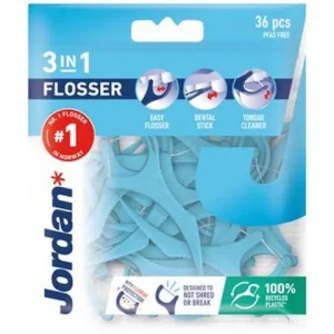 Tandtråd JORDAN 3-in-1 Flosser 36/fp
