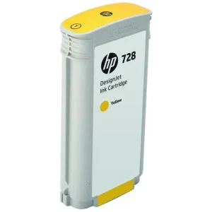Bläckpatron HP F9J65A 728 gul
