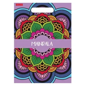 Målarbok Mandala 24 sidor fria former