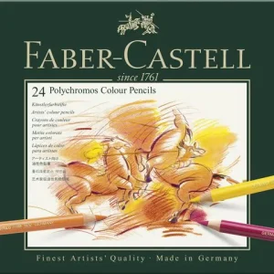 Färgpenna FABER CASTELL Polychroms 24/fp